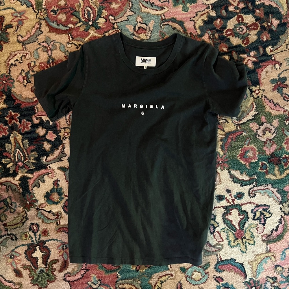 MM6 Maison Martin Margiela Black Tee